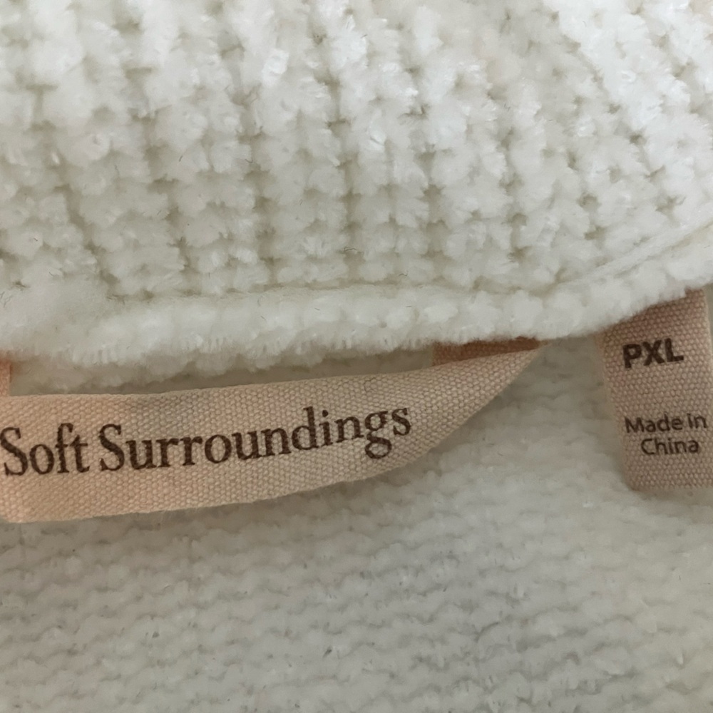Soft Surroundings‎ Ivory PXL Knit Chunky Turtleneck Sweater - Picture 2 of 7